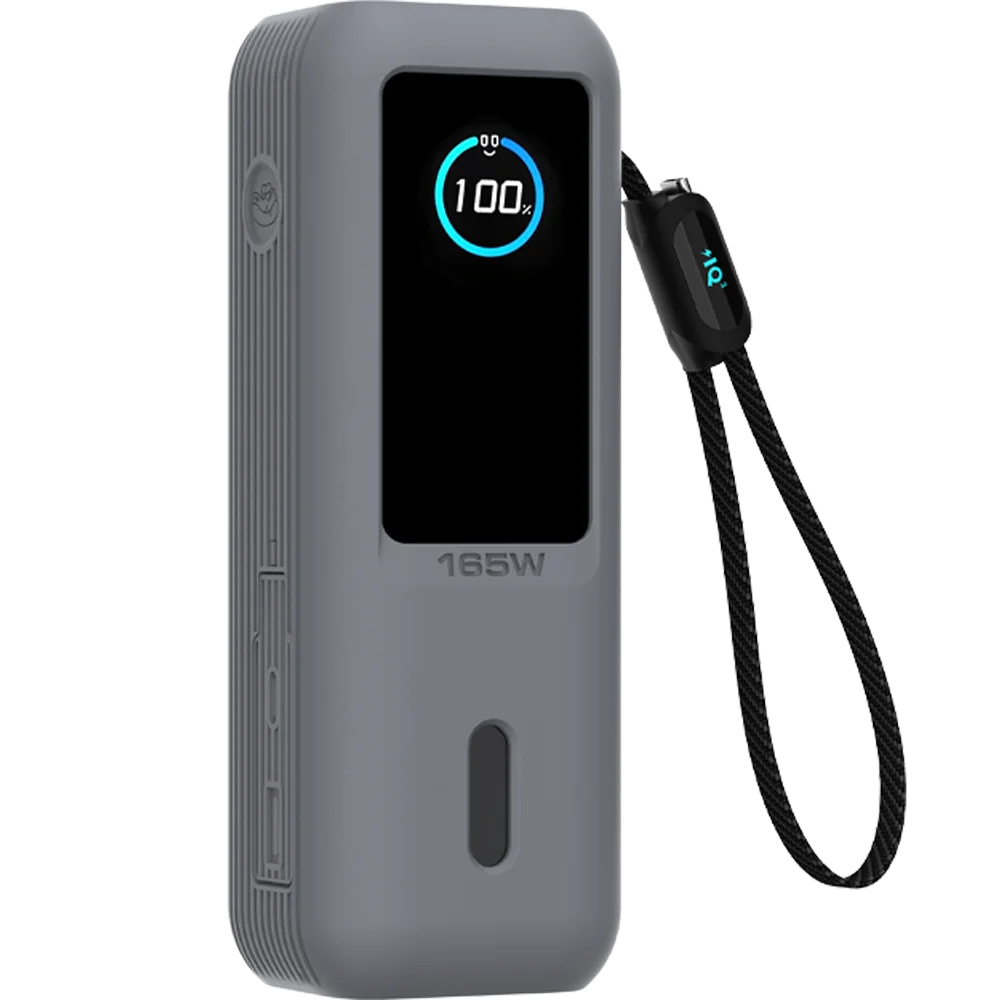 Capa Silicone Anker Zolo 25000mAh – Proteção completa com compartimento para TF/SIM. Ideal para viagem.