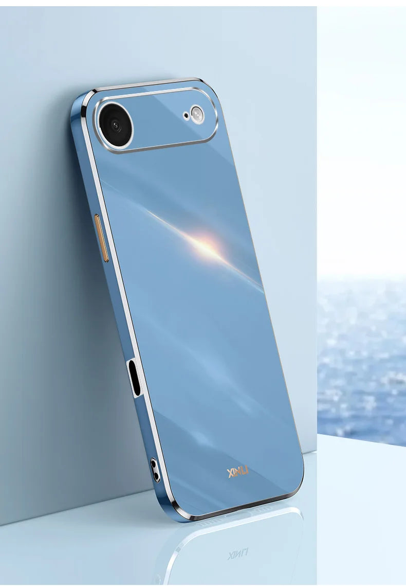 Capa iPhone Air – TPU macio, antiimpressão digital e proteção de câmera. Alta qualidade.