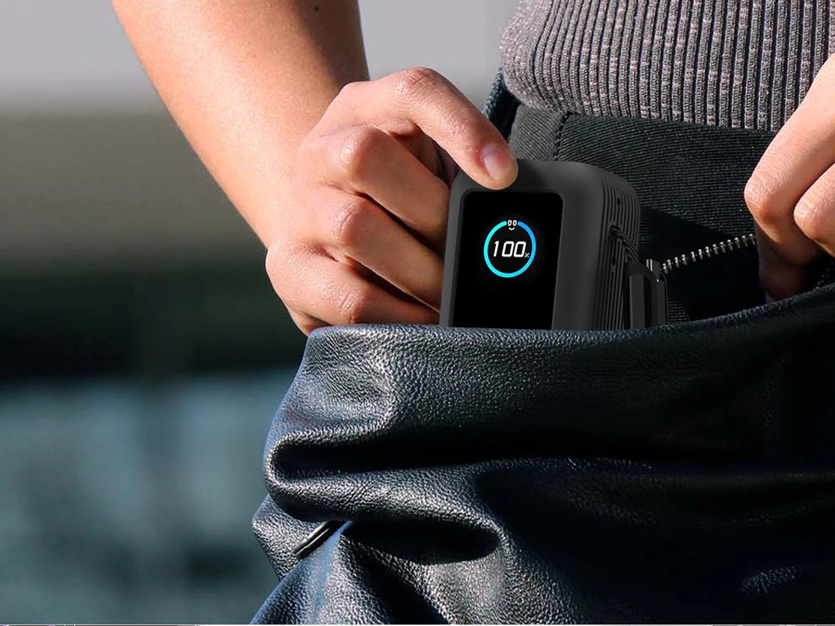 Capa Silicone Anker Zolo 25000mAh – Proteção completa com compartimento para TF/SIM. Ideal para viagem.