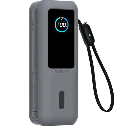 Capa Silicone Anker Zolo 25000mAh – Proteção completa com compartimento para TF/SIM. Ideal para viagem.