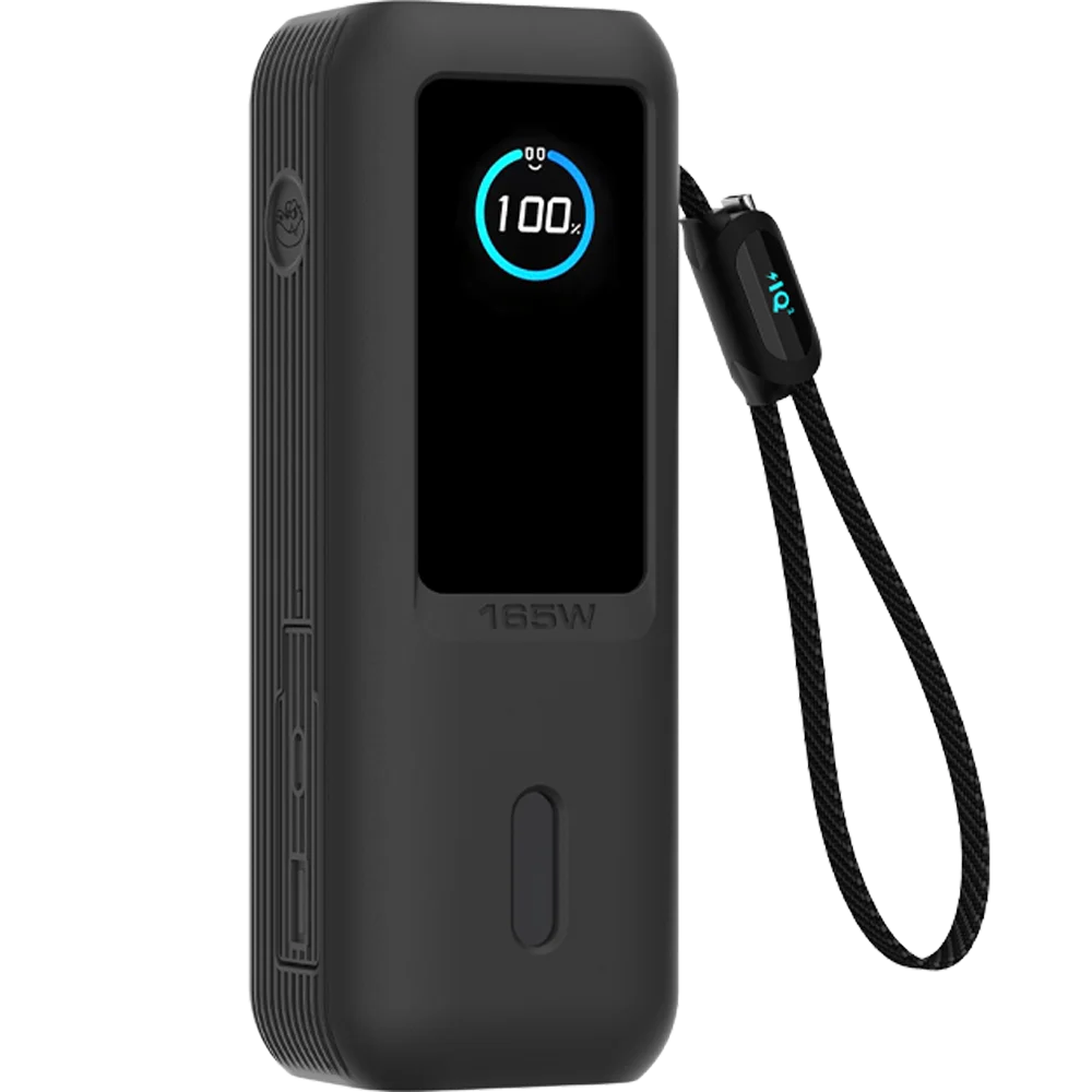 Capa Silicone Anker Zolo 25000mAh – Proteção completa com compartimento para TF/SIM. Ideal para viagem.