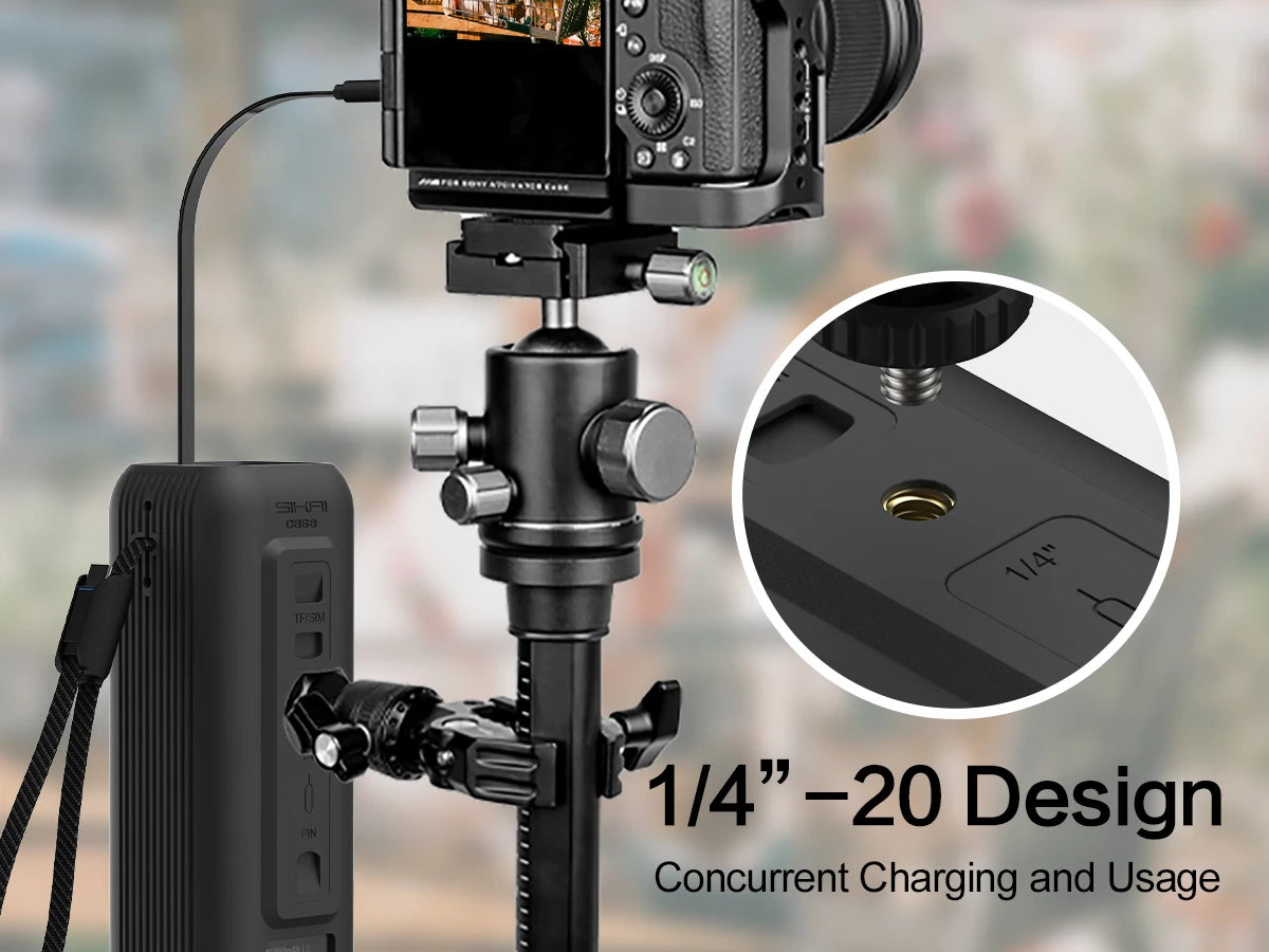 Capa Silicone Anker Zolo 25000mAh – Proteção completa com compartimento para TF/SIM. Ideal para viagem.