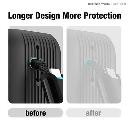 Capa Silicone Anker Zolo 25000mAh – Proteção completa com compartimento para TF/SIM. Ideal para viagem.