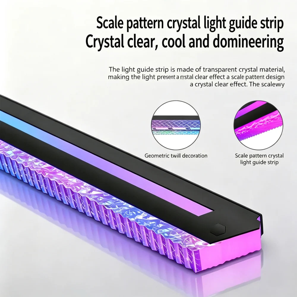 Suporte GPU ICE Whale AX8 – ARGB 5V 3PIN com sincronização de iluminação à placa-mãe. Suporte VGA estiloso para o seu setup.