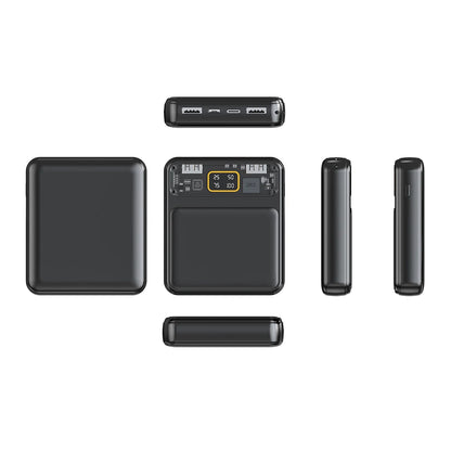 Case DIY Power Bank 4 em 1 – Type-C, Micro USB e lanterna integrada. Para carregar celulares com baterias 18650.