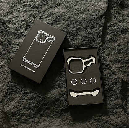 Capa Metal Bumper – Alumínio, proteção de lente e resistente a impactos. Compatível com iPhone 13 ao 17 Pro Max.