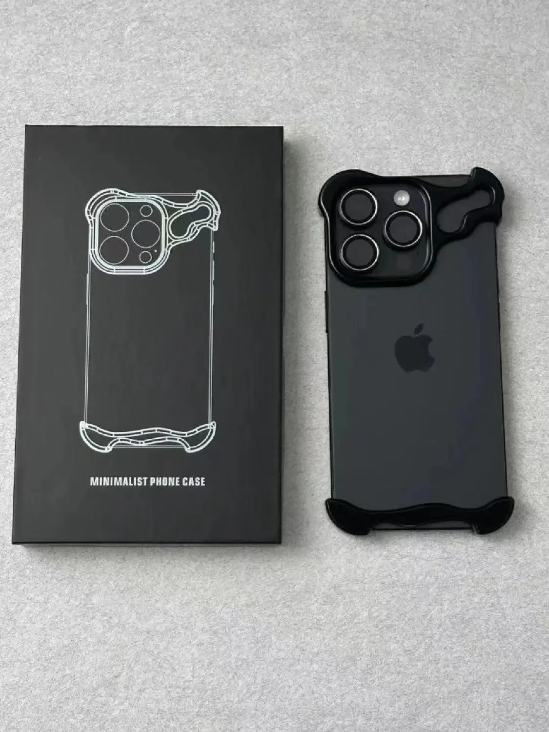 Capa Metal Bumper – Alumínio, proteção de lente e resistente a impactos. Compatível com iPhone 13 ao 17 Pro Max.