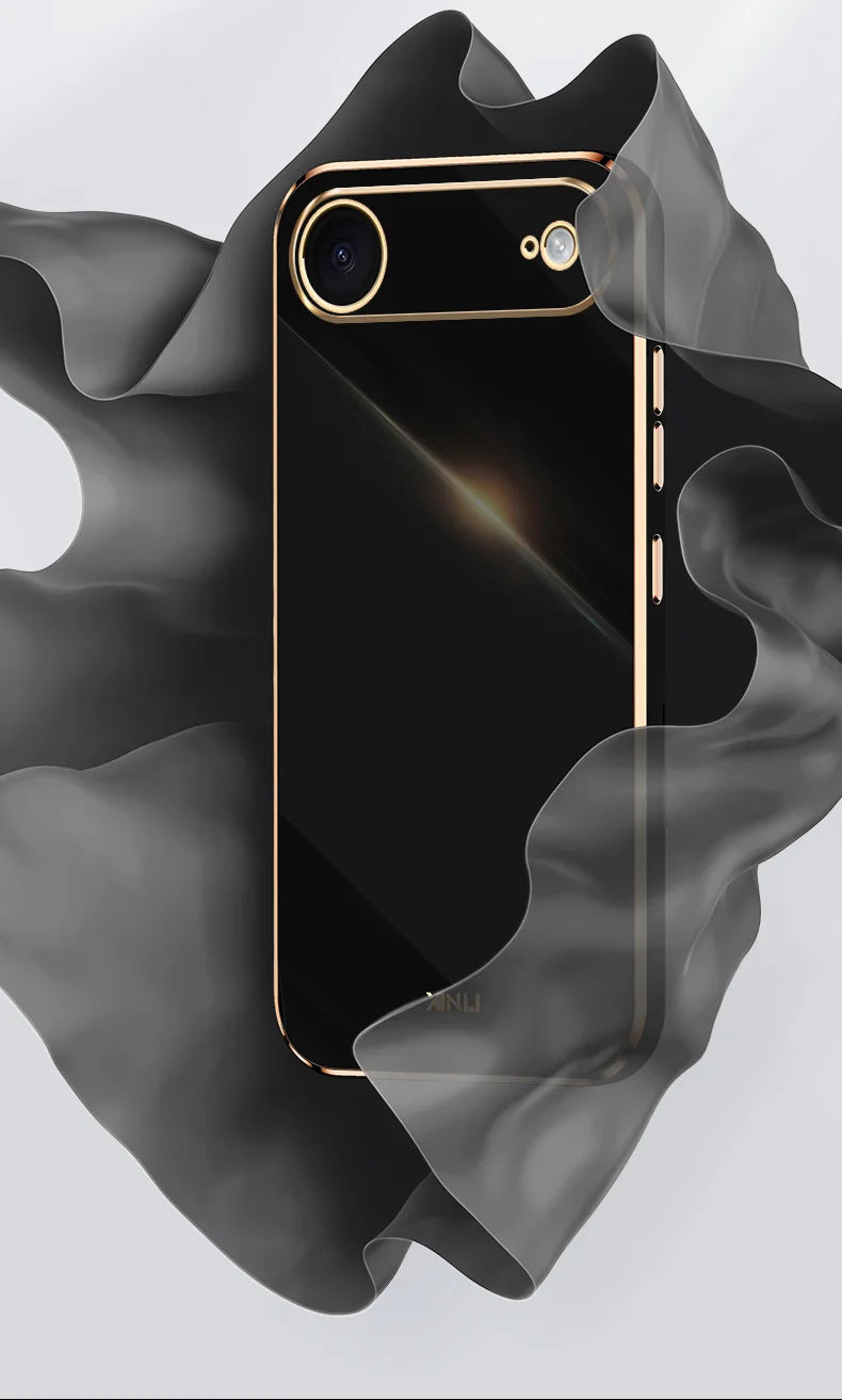 Capa iPhone Air – TPU macio, antiimpressão digital e proteção de câmera. Alta qualidade.