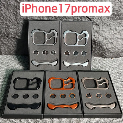 Capa Metal Bumper – Alumínio, proteção de lente e resistente a impactos. Compatível com iPhone 13 ao 17 Pro Max.