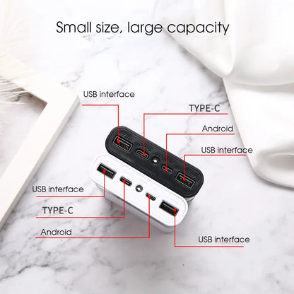 Storage Box For Android Micro USB Interface Smart Phones   Case DIY Power Bank 4x18650 – Compatível com Android e Micro USB.